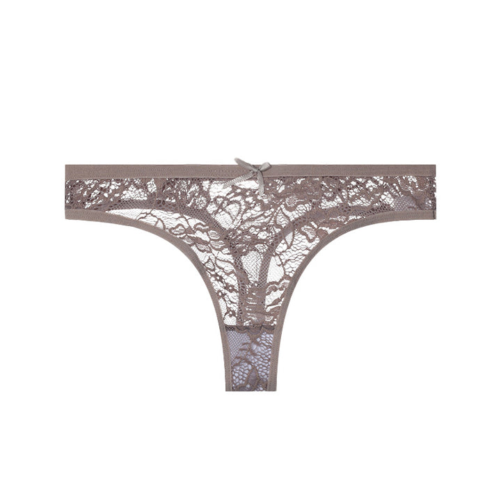 Floral Lace Thong Panties