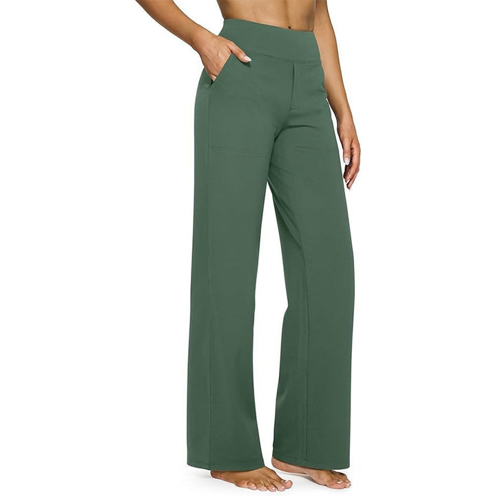 High Waist Wide Leg Dress Pants