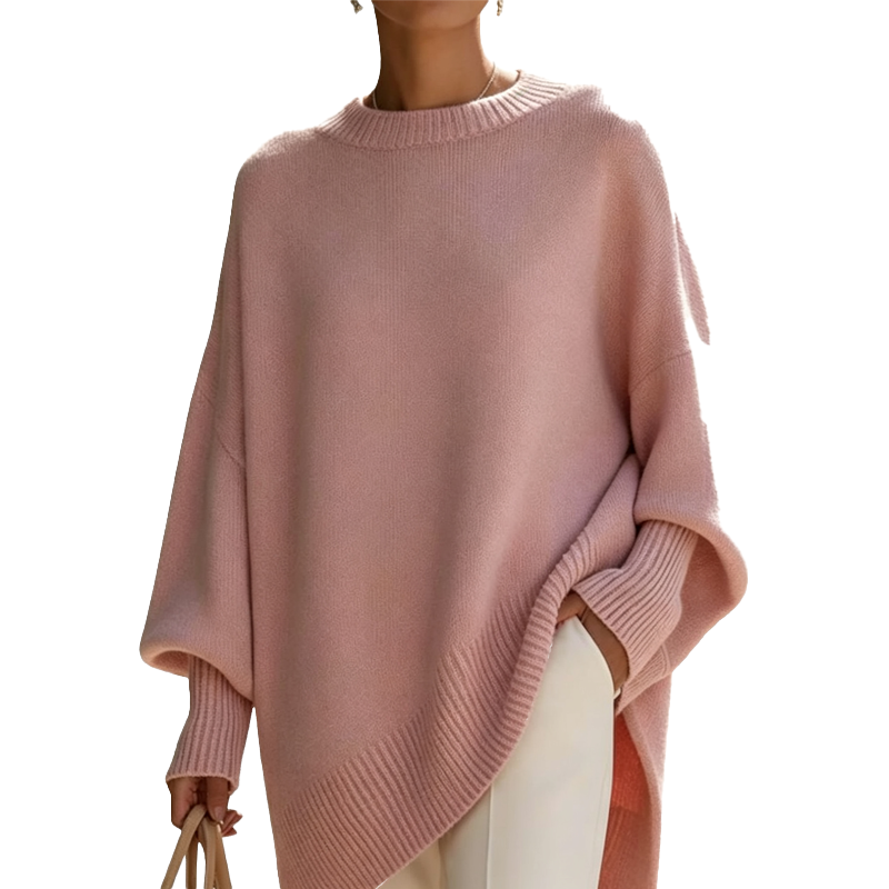 Oversized Knit Poncho Sweater
