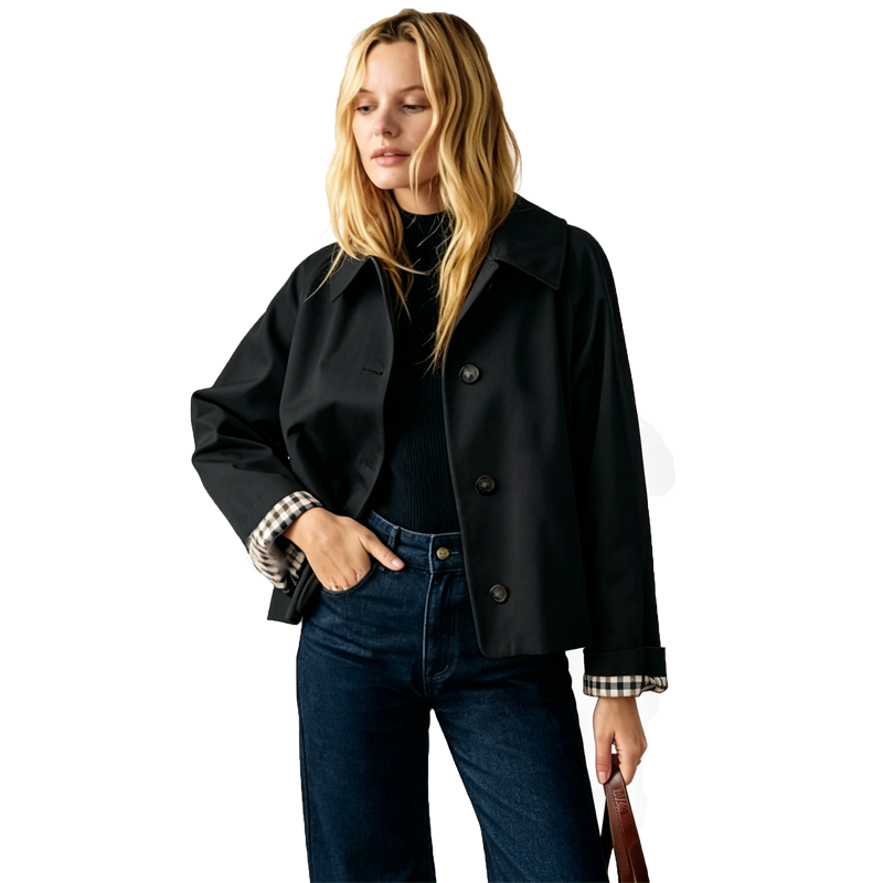 Classic Collared Short Jacket