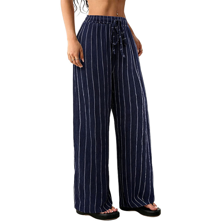 Striped Wide Leg Lounge Pants