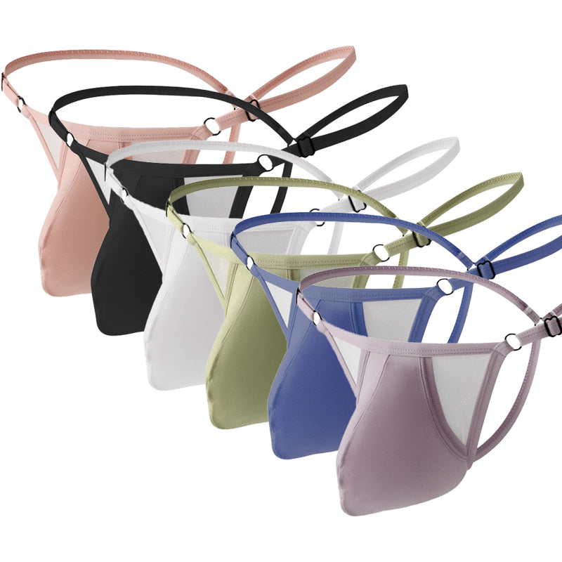 Adjustable Mesh Thong for Men