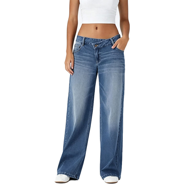 Everyday Straight Wide Leg Jeans