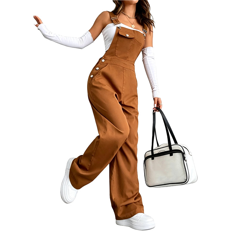 Classic Casual Bib Jumpsuit
