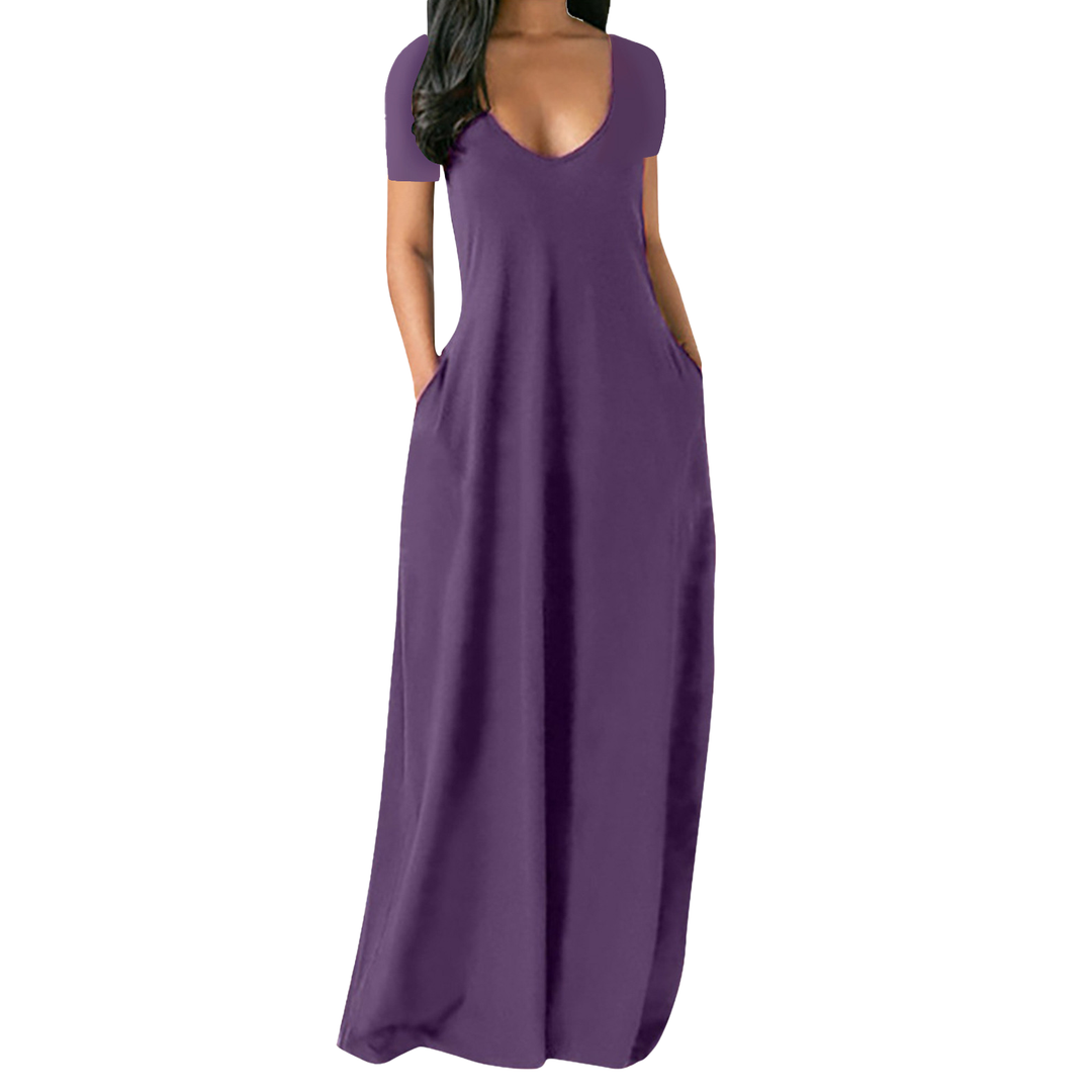 Relaxed Pocket Maxi Dress