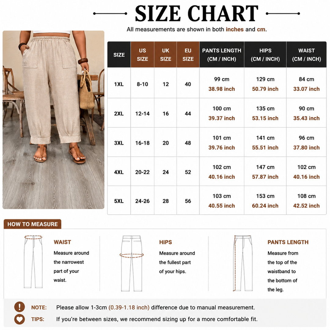 Flowy Straight Leg Casual Pants