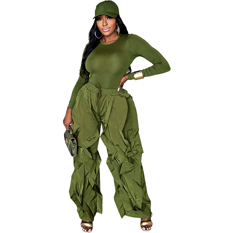 Relaxed Fit Statement Two-Piece Set