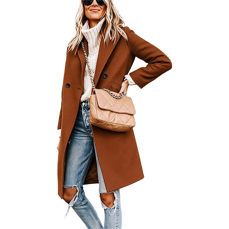 Elegant Longline Winter Coat