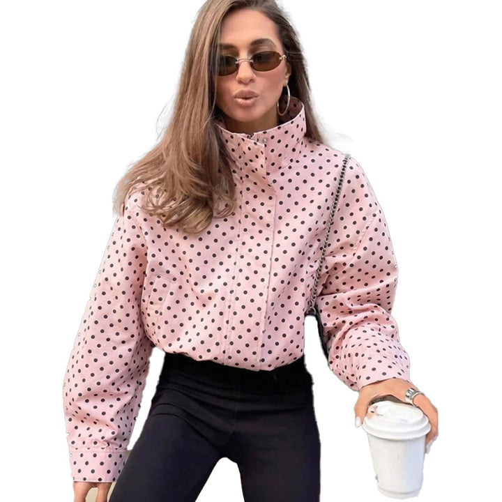Polka Dot Pocket Jacket
