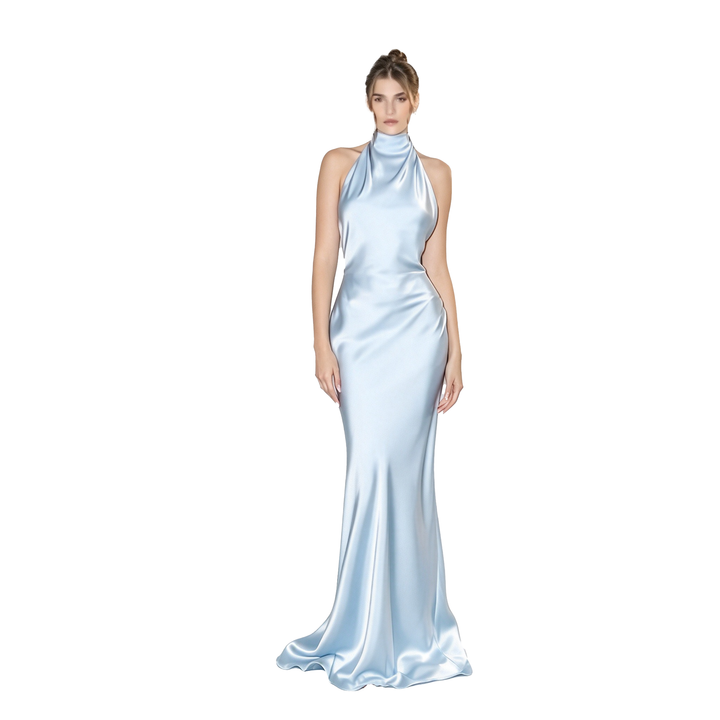 Elegant Satin Bodycon Dress