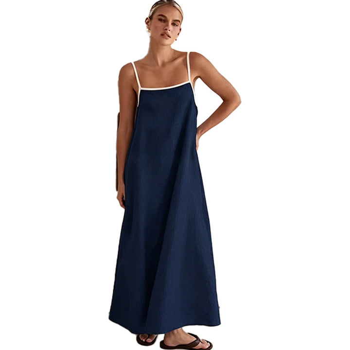 Minimalist Spaghetti Strap Maxi Dress
