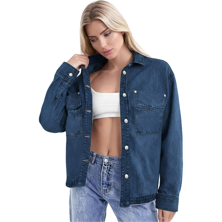 Relaxed Denim Shirt Jacket