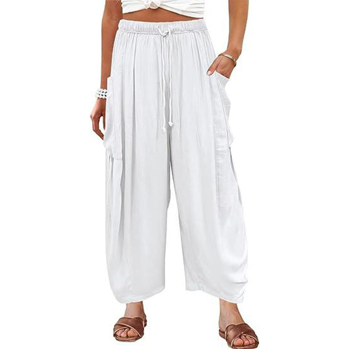 Relaxed Cargo Wide Leg Pants