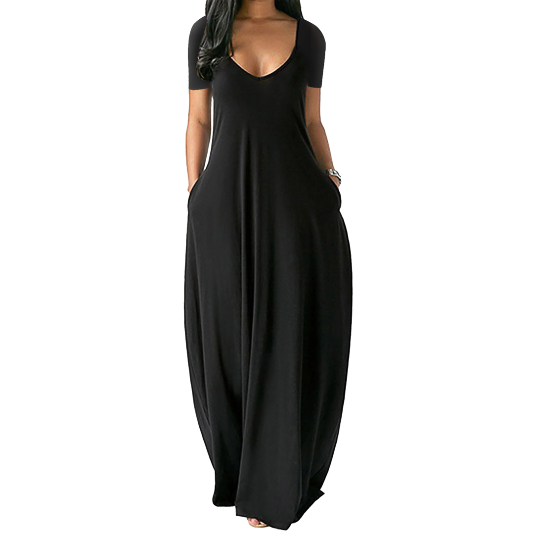 Relaxed Pocket Maxi Dress