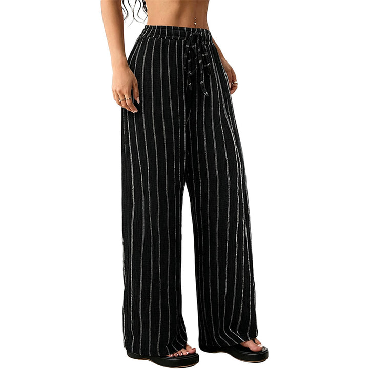 Striped Wide Leg Lounge Pants