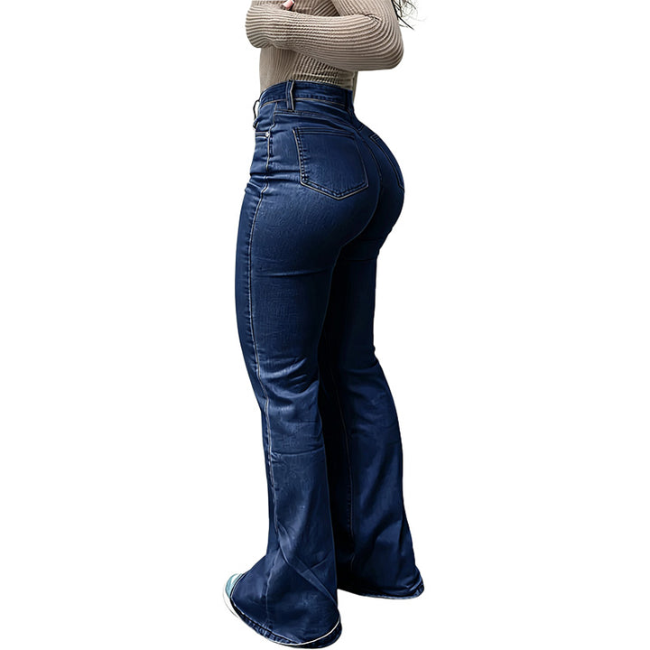 High Waist Flare Leg Jeans