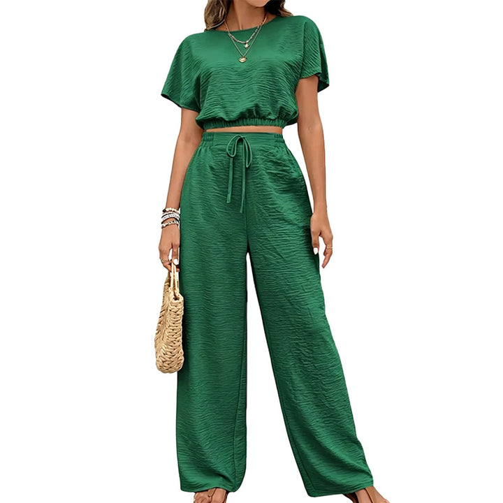 Relaxed Wide Leg Lounge Set