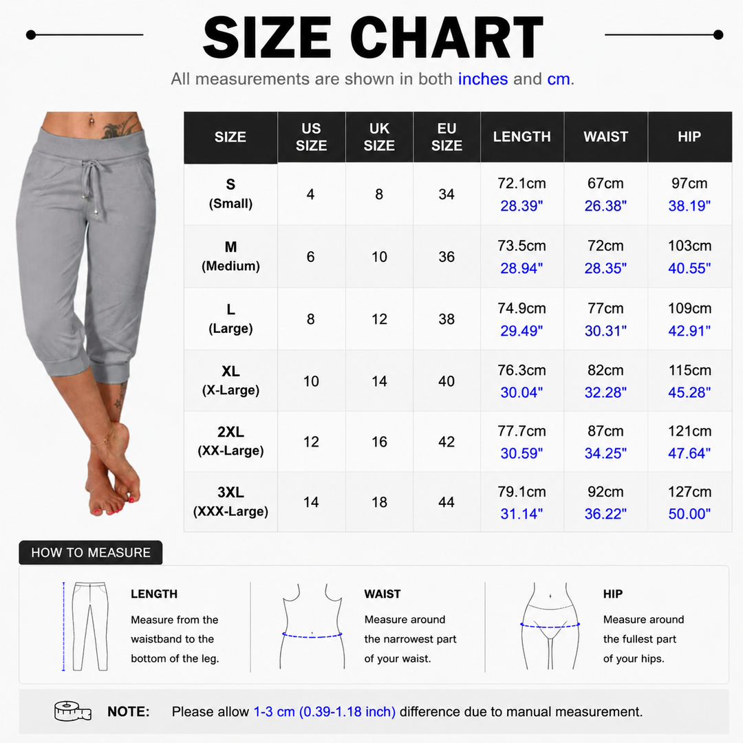 Relaxed Capri Lounge Pants