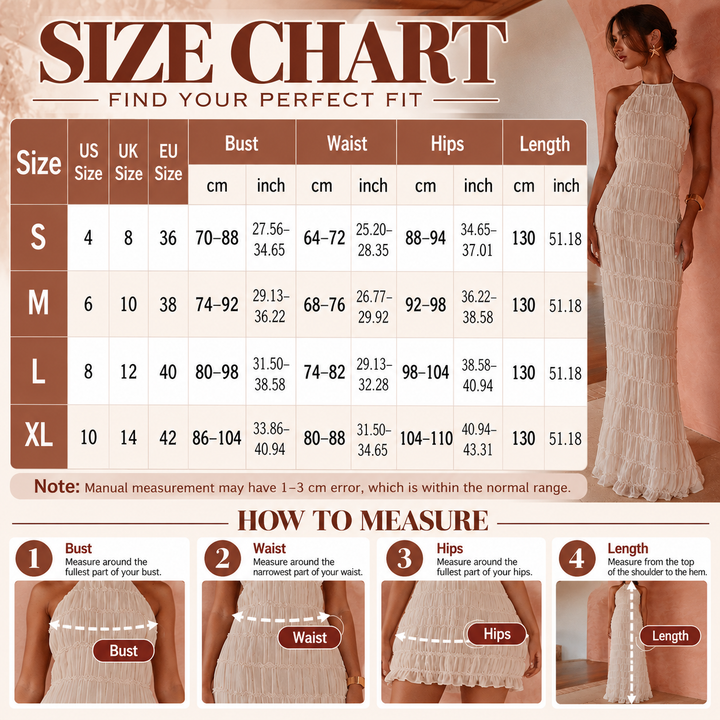 Elegant Halter Neck Evening Dress