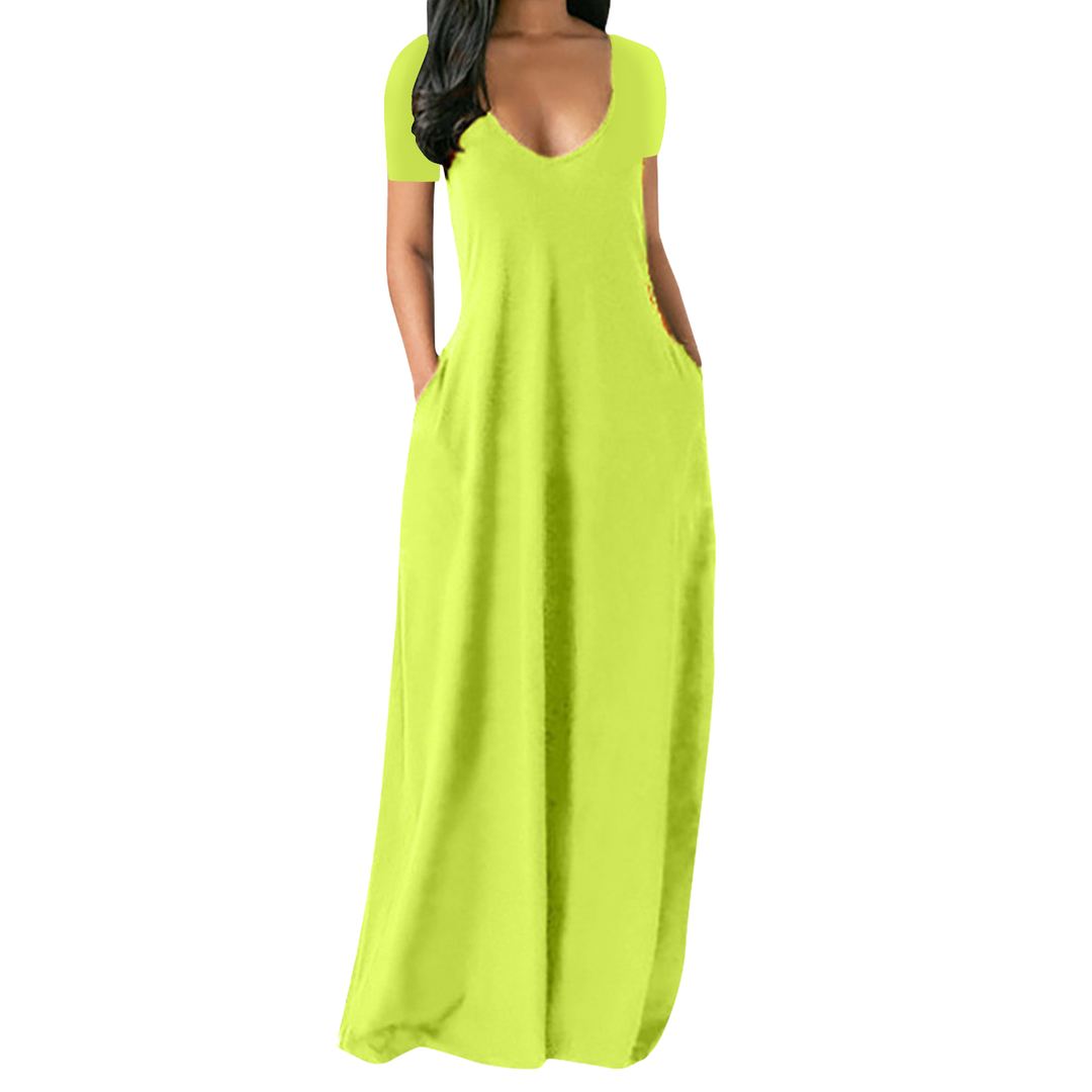 Relaxed Pocket Maxi Dress