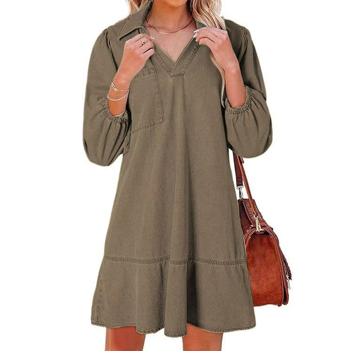 Relaxed Denim Mini Dress