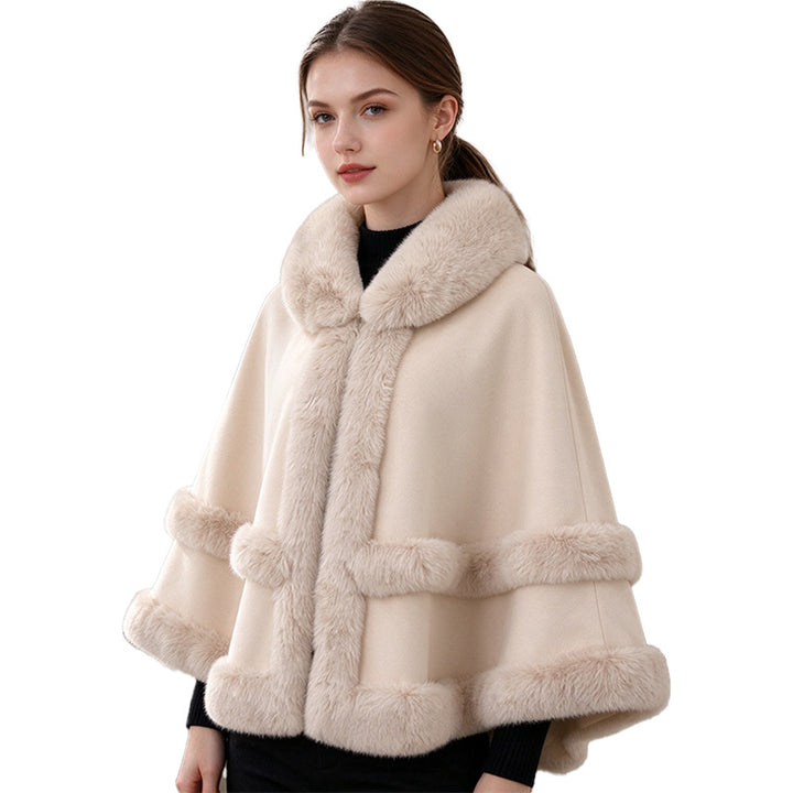 Elegant Winter Poncho Cape
