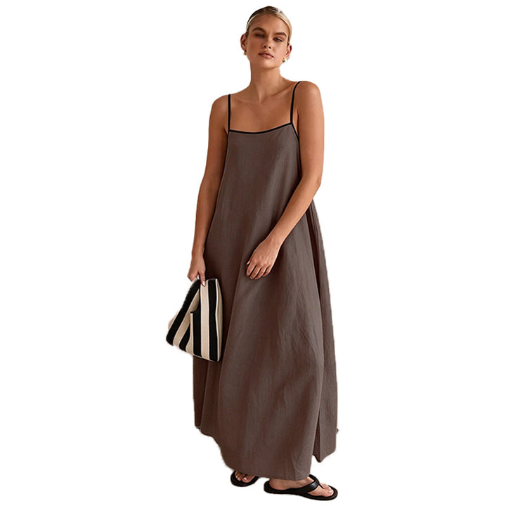 Minimalist Spaghetti Strap Maxi Dress
