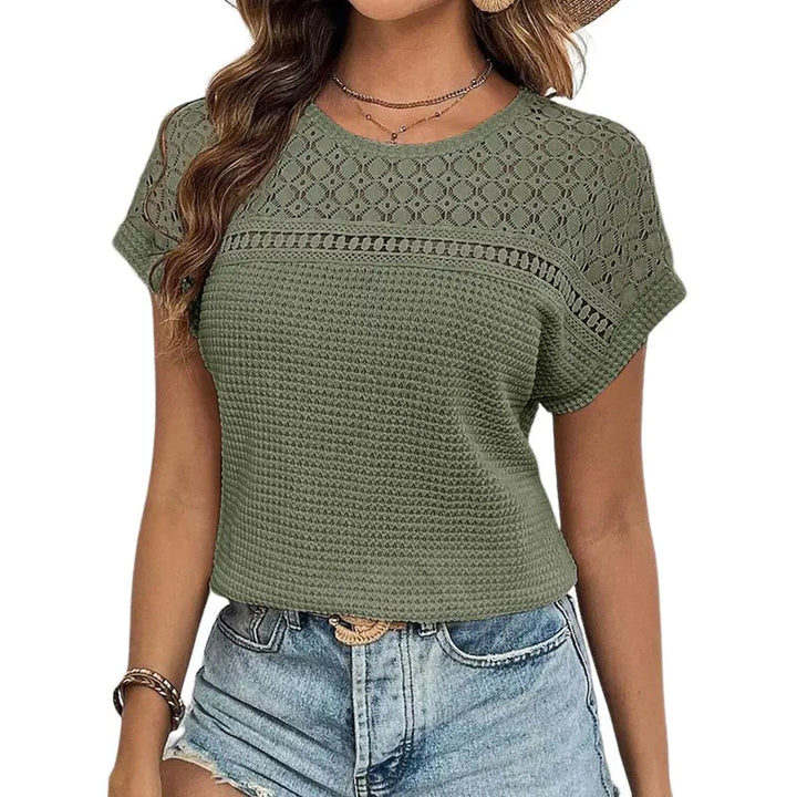 Lace Detail Casual Top