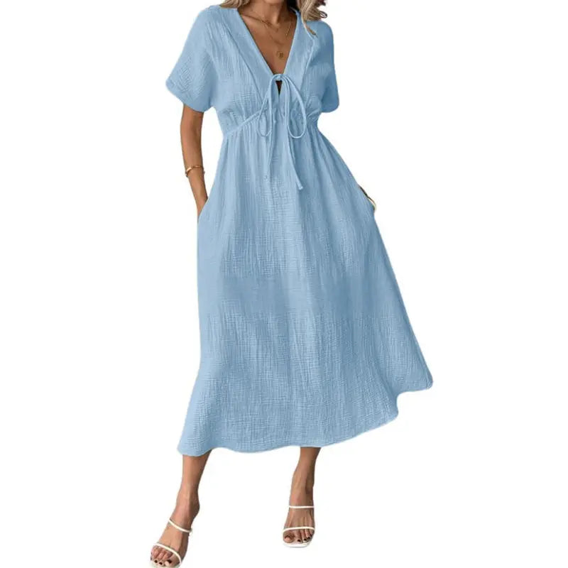Breezy Cotton Midi Dress