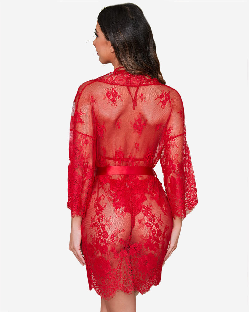 Sexy suit robe lace jumpsuit