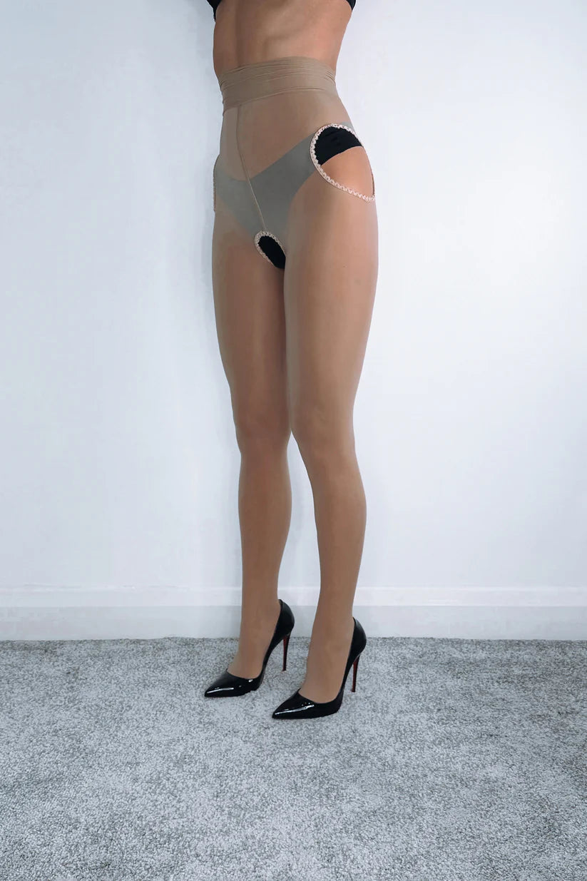 Four-Way Open Ultra Sheer Pantyhose