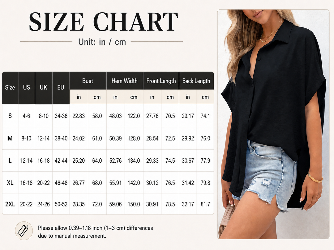 Relaxed Button Up Blouse