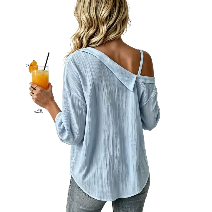 Relaxed One Shoulder Blouse