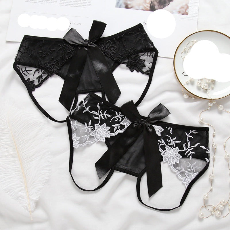 Cutout Embroidered Panties