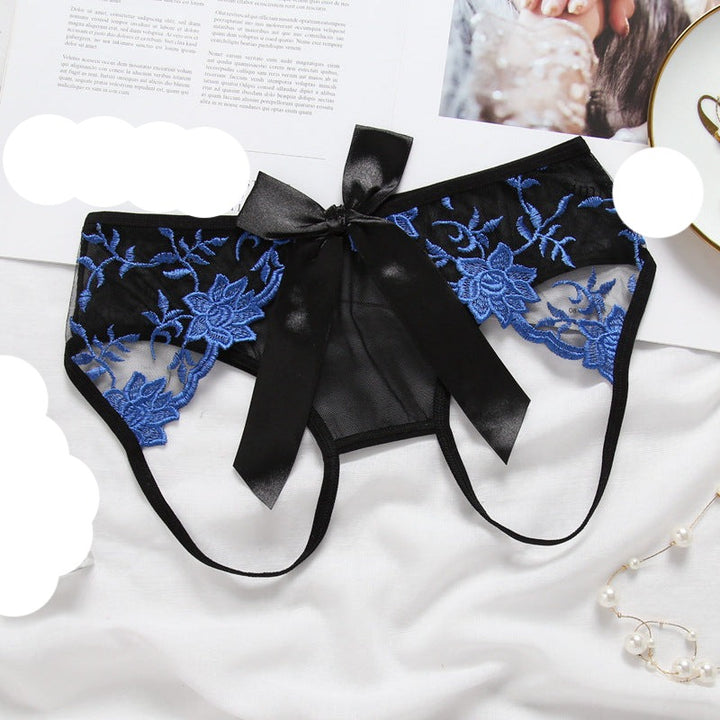 Cutout Embroidered Panties