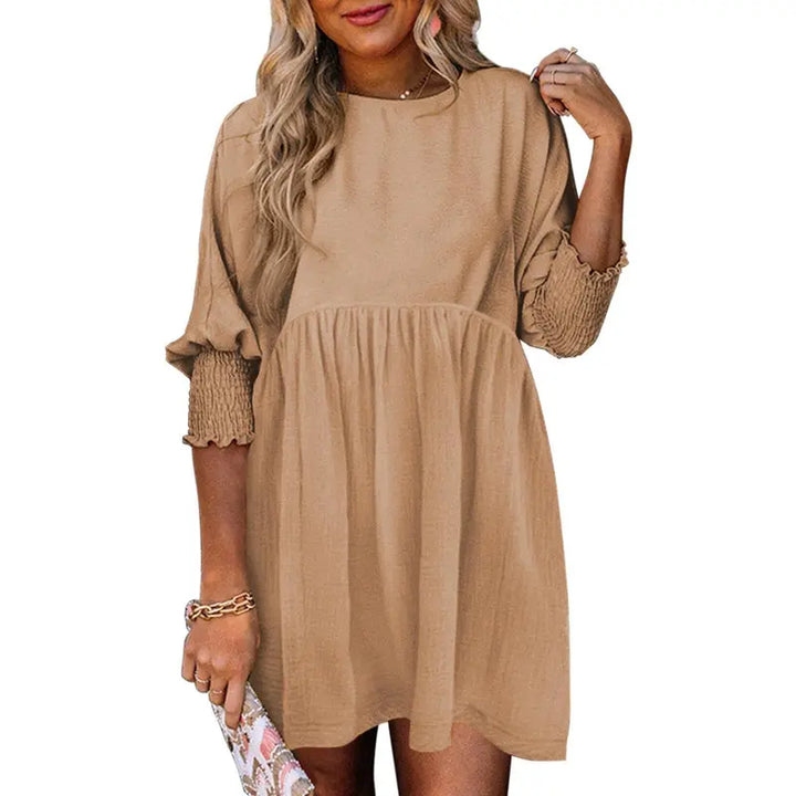 Relaxed Smock Mini Dress