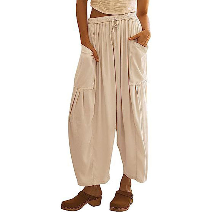 Relaxed Cargo Wide Leg Pants
