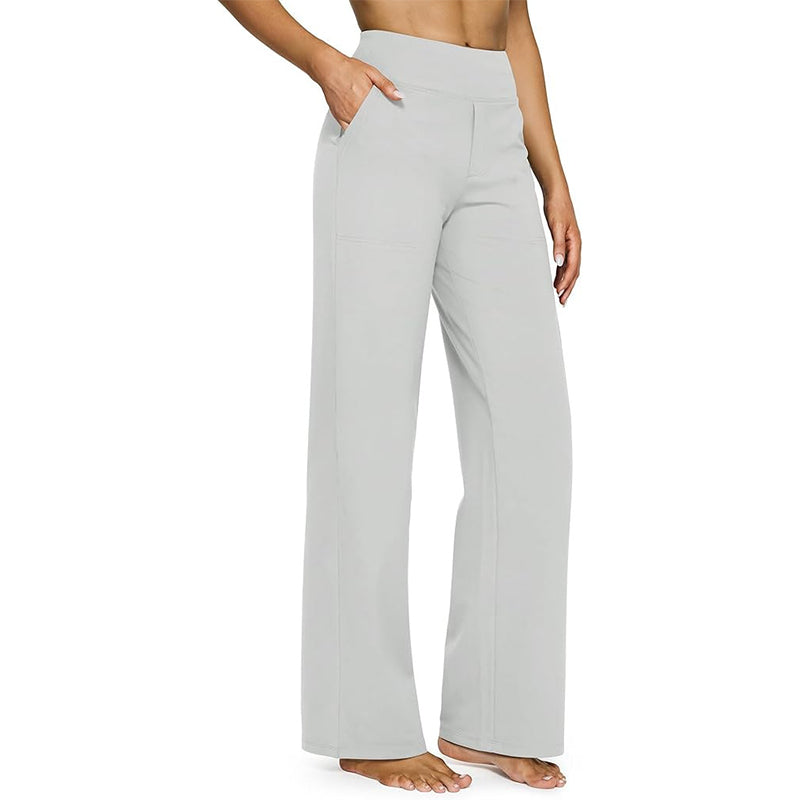 High Waist Wide Leg Dress Pants