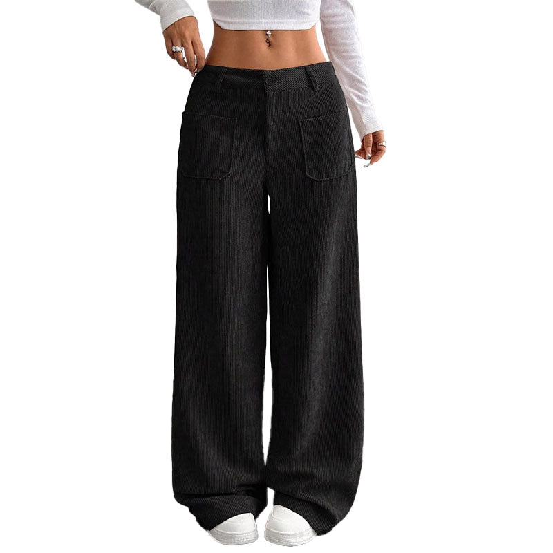 Corduroy Wide Leg Pants