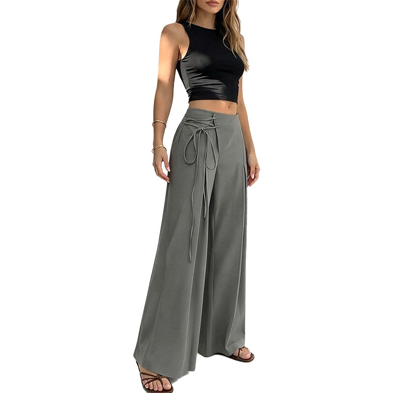 High Waist Wide Leg Pants