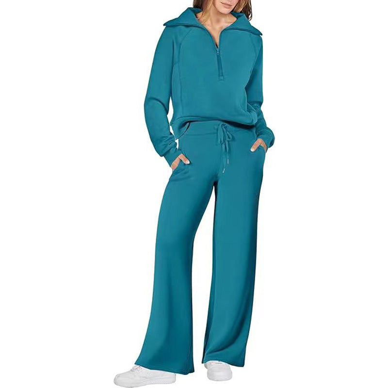 Cozy Half Zip Lounge Set