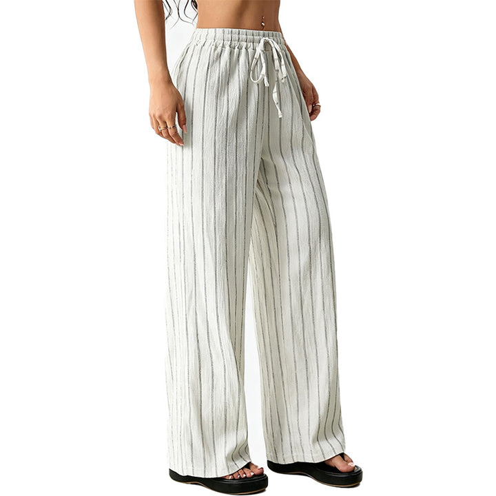 Striped Wide Leg Lounge Pants