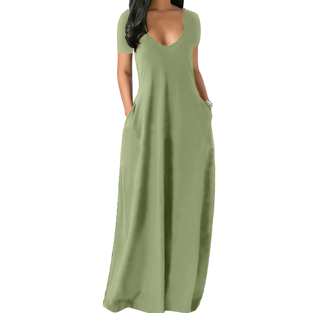 Relaxed Pocket Maxi Dress