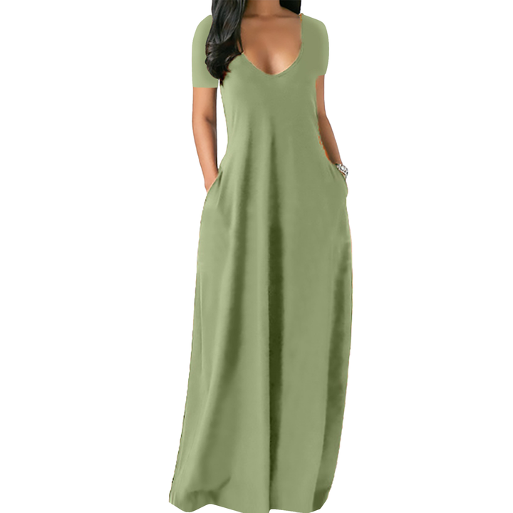 Relaxed Pocket Maxi Dress