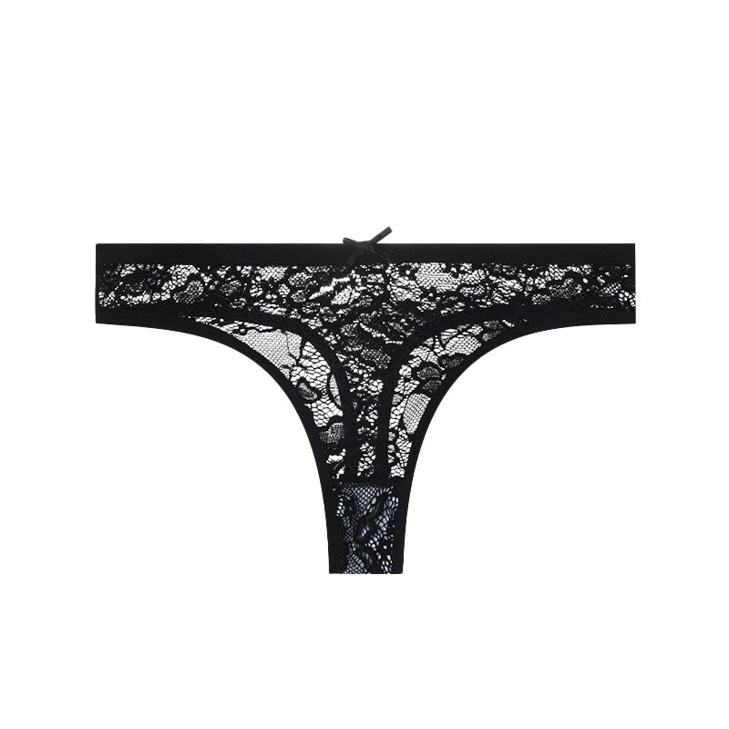 Floral Lace Thong Panties