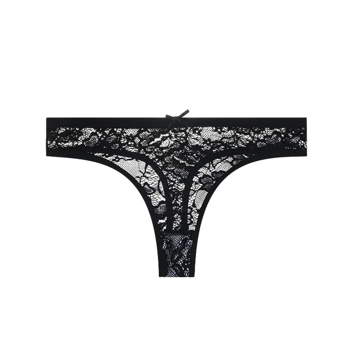 Floral Lace Thong Panties