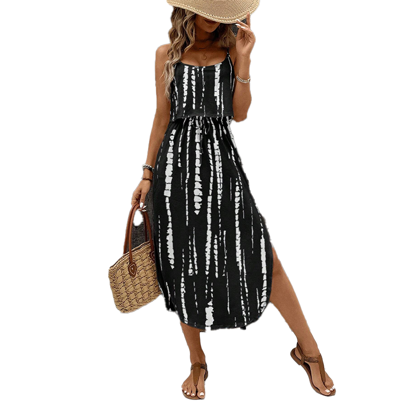 Boho Tie Dye Midi Dress