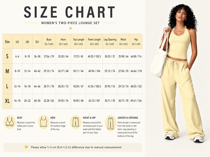 Casual Wide Leg Lounge Set