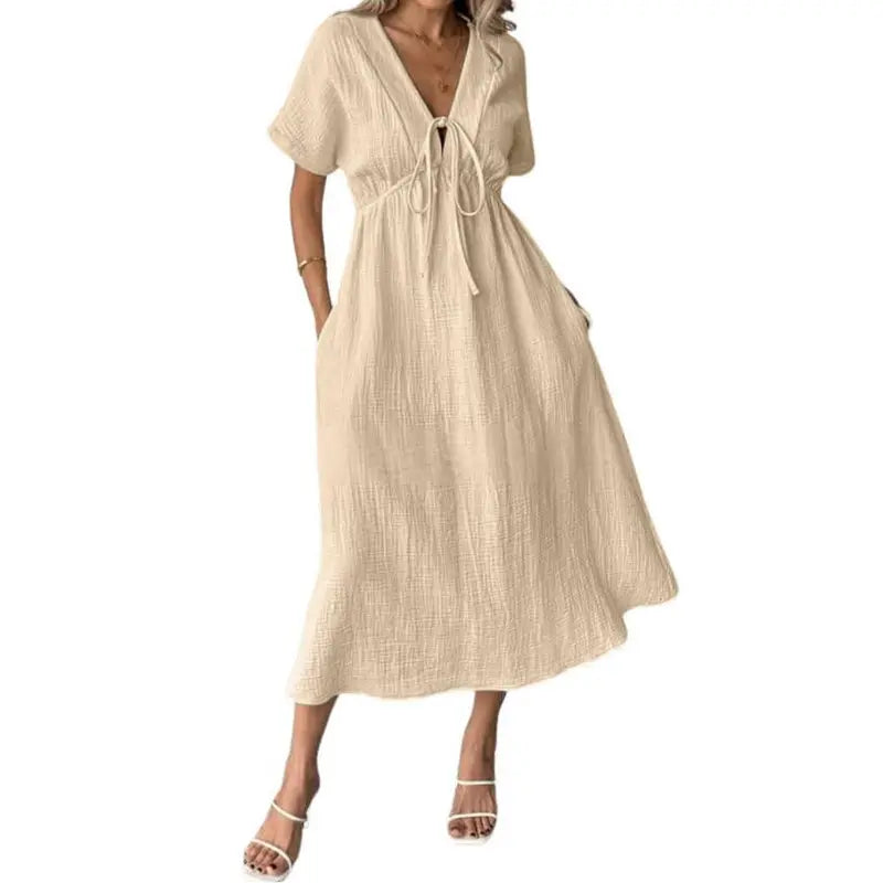 Breezy Cotton Midi Dress