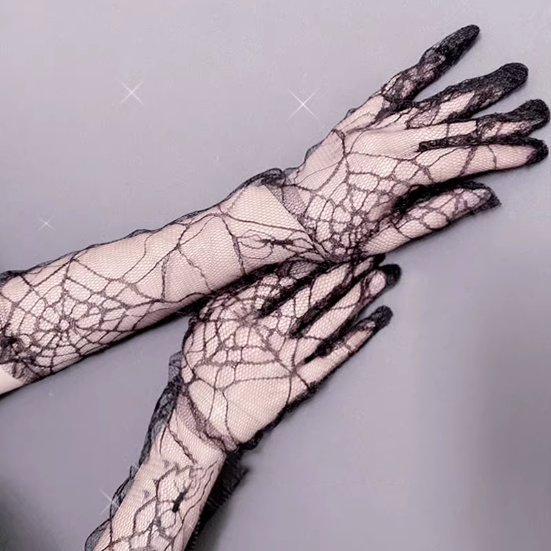 Lace Mesh Gloves